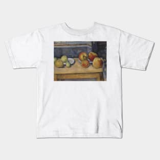 Still Life with Apples and Pears by Paul Cezanne Kids T-Shirt